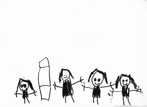 Drawing by Angus, 4 years old