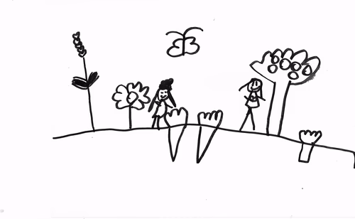 Drawing by Isabelle, 4 years old